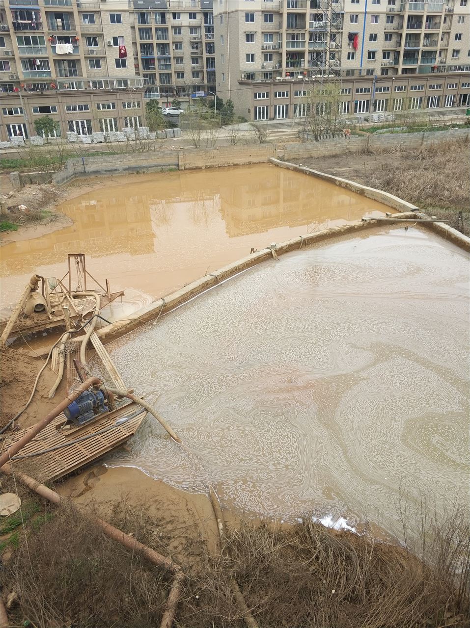 孟津沉淀池淤泥清理-厂区废水池淤泥清淤